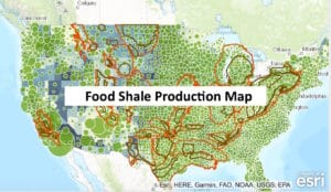 Graphic Food Shale Production Map