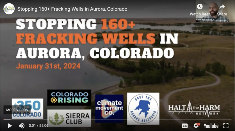 Stopping 160 Fracking Wells in CO