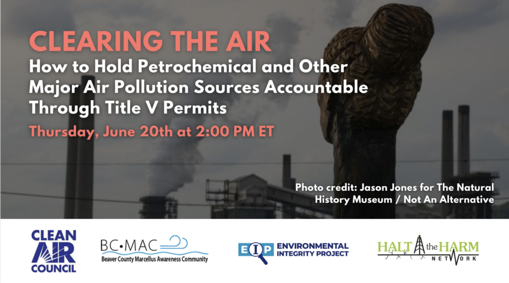 Clearing the Air: How to Hold Petrochemical and Other Major Air Pollution Sources Accountable